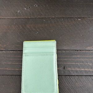 J.Crew | Magic Mint Green Card Holder